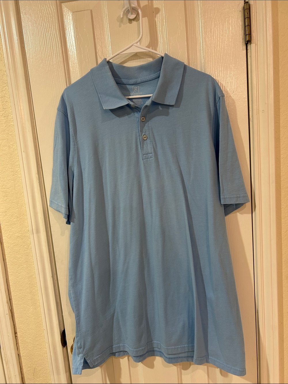 Classic George Men's Light Blue Polo Shirt